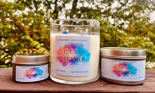 Lucid Dreamer Candle with Shamanic Energy Work for Dream Recall and Lucid Dreaming