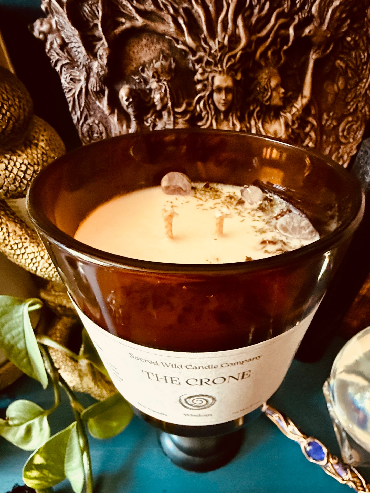 The Crone: Wisdom Spell Candle