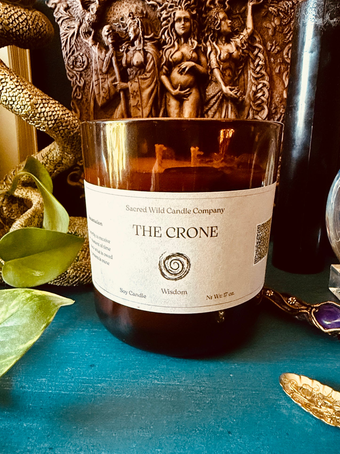 The Crone: Wisdom Spell Candle