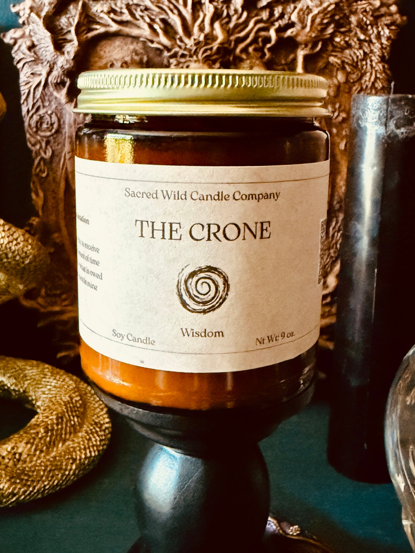 The Crone: Wisdom Spell Candle