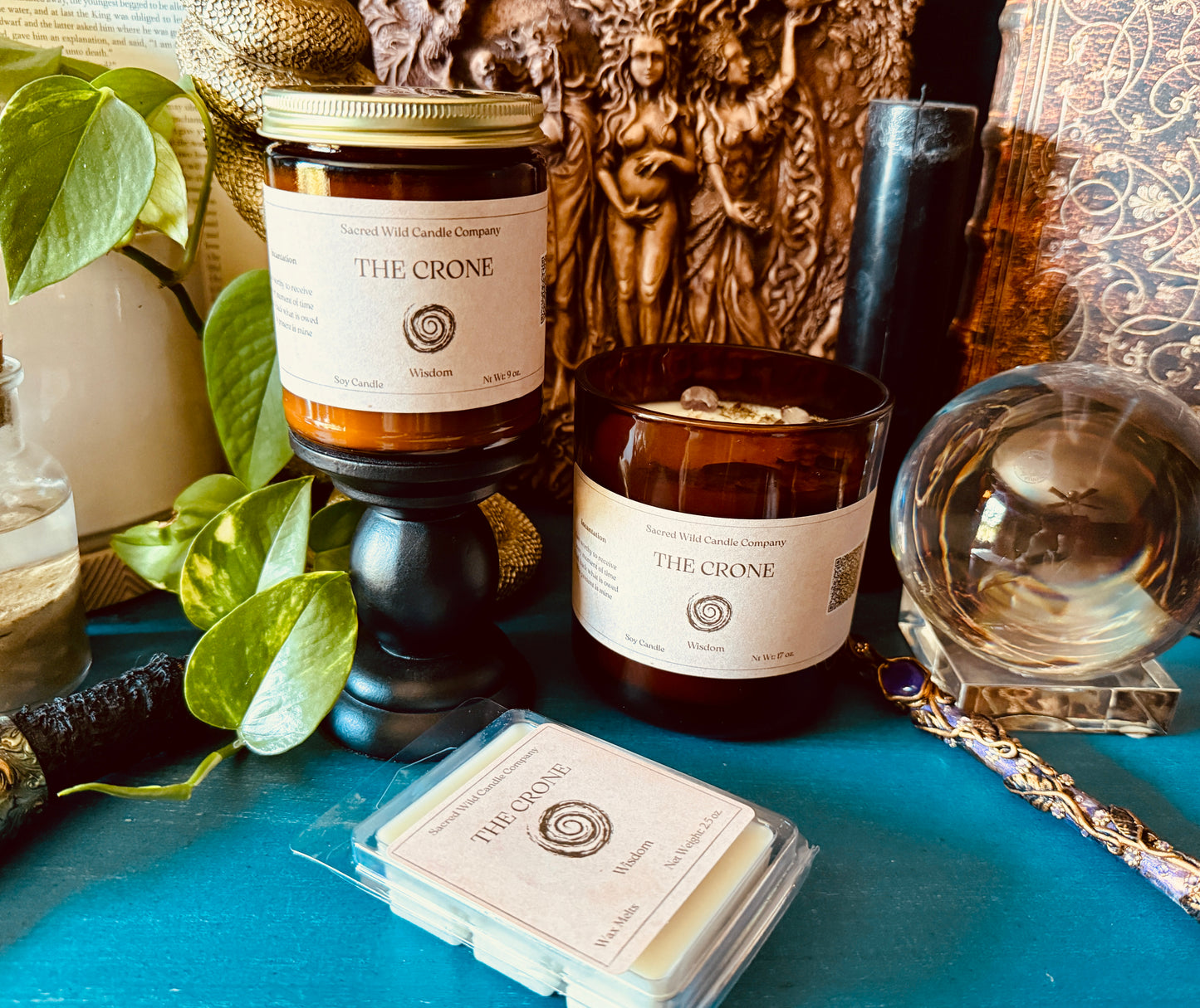 The Crone: Wisdom Spell Candle