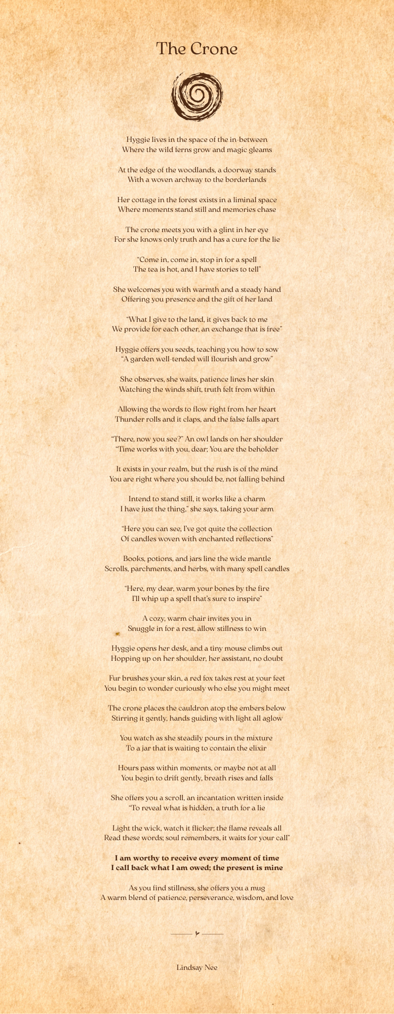 The Crone: Wisdom Spell Candle