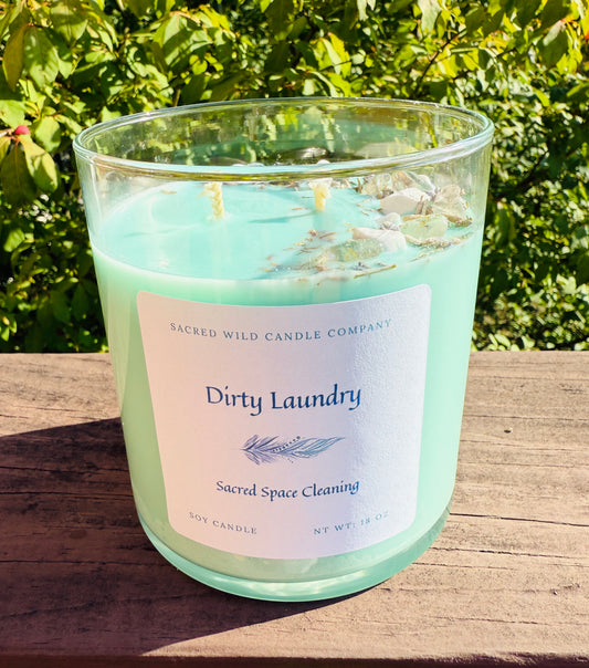 Dirty Laundry Spiritual Cleanse Candle