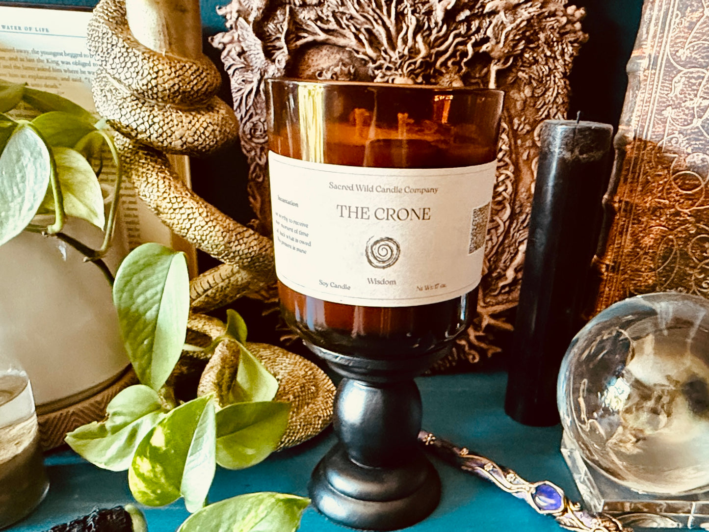 The Crone: Wisdom Spell Candle