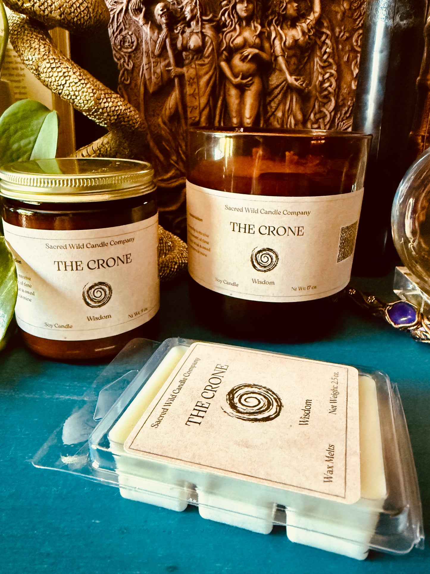 The Crone: Wisdom Spell Candle
