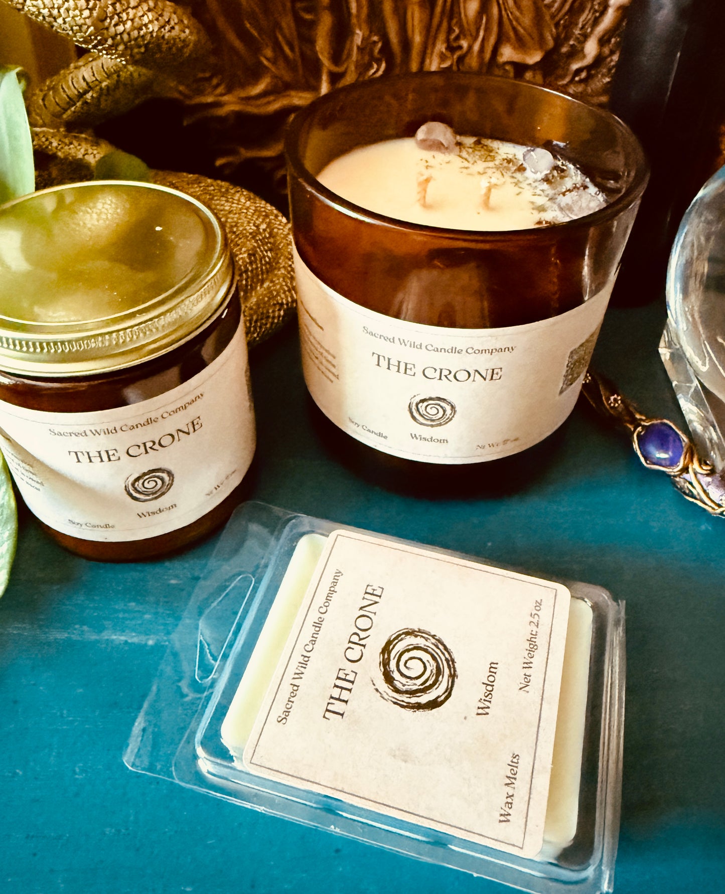 The Crone: Wisdom Spell Candle