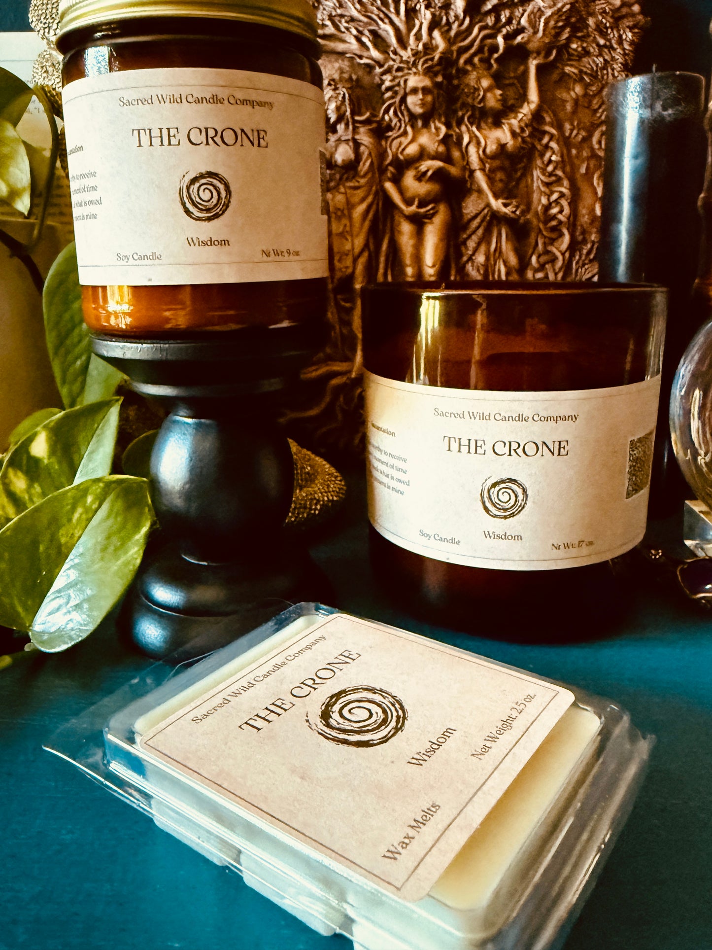 The Crone: Wisdom Spell Candle