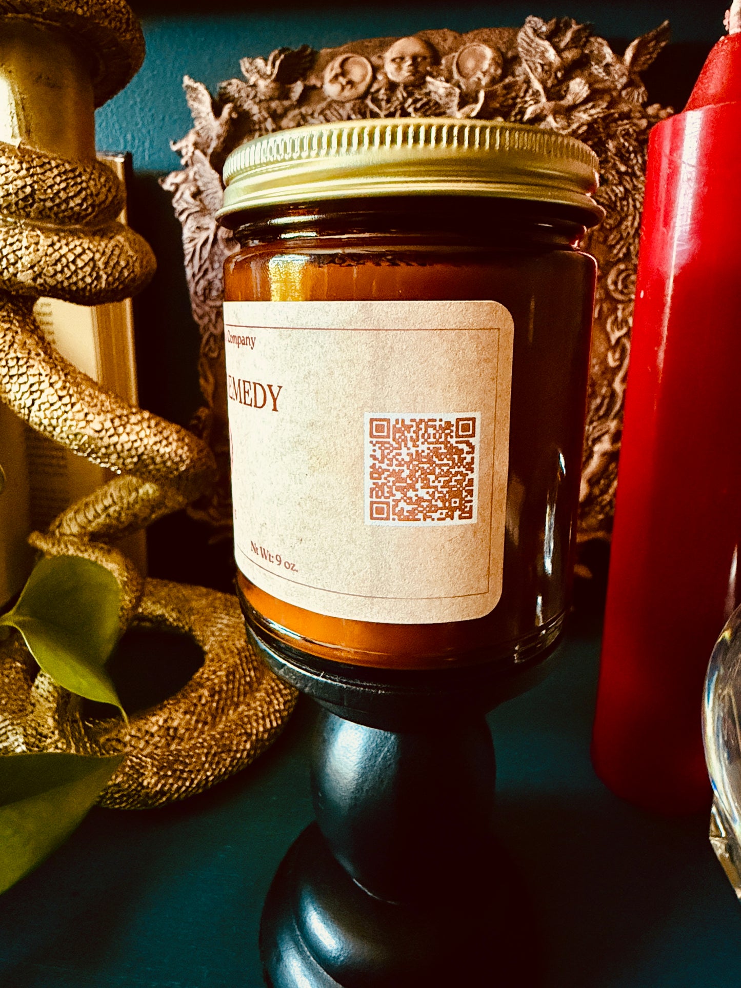 Rooted Remedy: Grounding Spell Candle