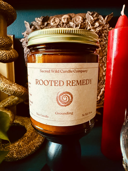 Rooted Remedy: Grounding Spell Candle