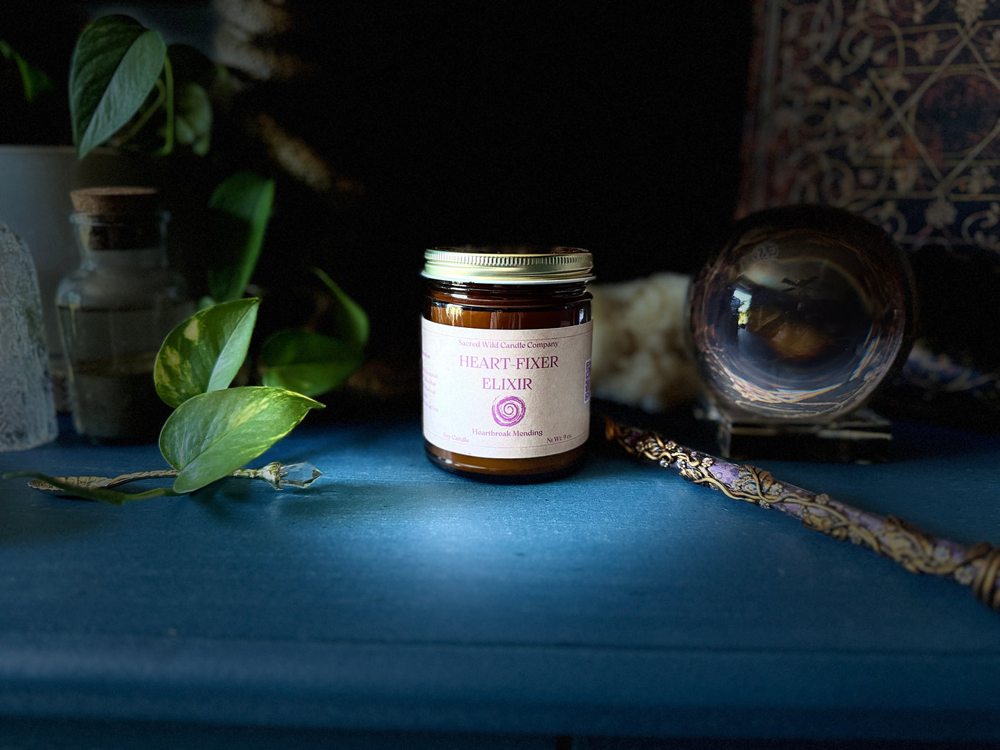 Rooted Remedy: Grounding Spell Candle