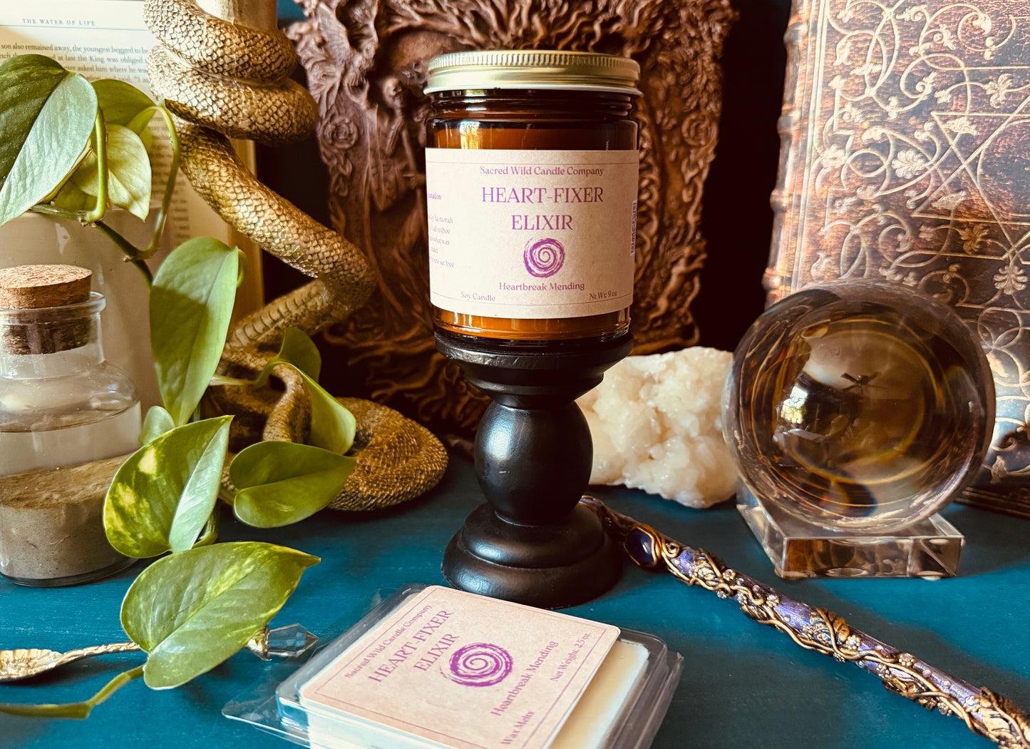 Heart-Fixer Elixir: Heartbreak Mending Spell Candle