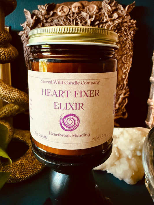 Heart-Fixer Elixir: Heartbreak Mending Spell Candle