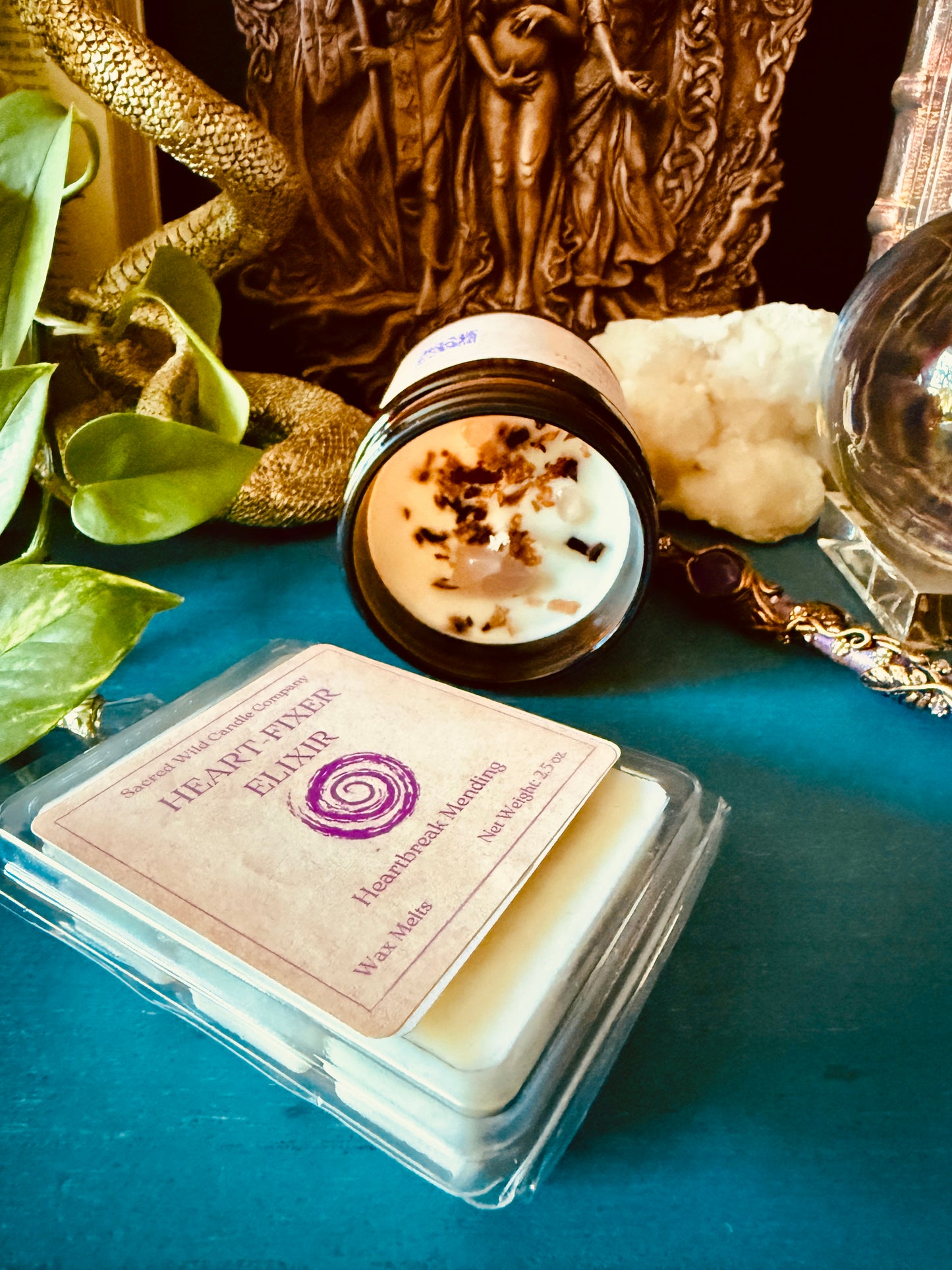 Heart-Fixer Elixir: Heartbreak Mending Spell Candle