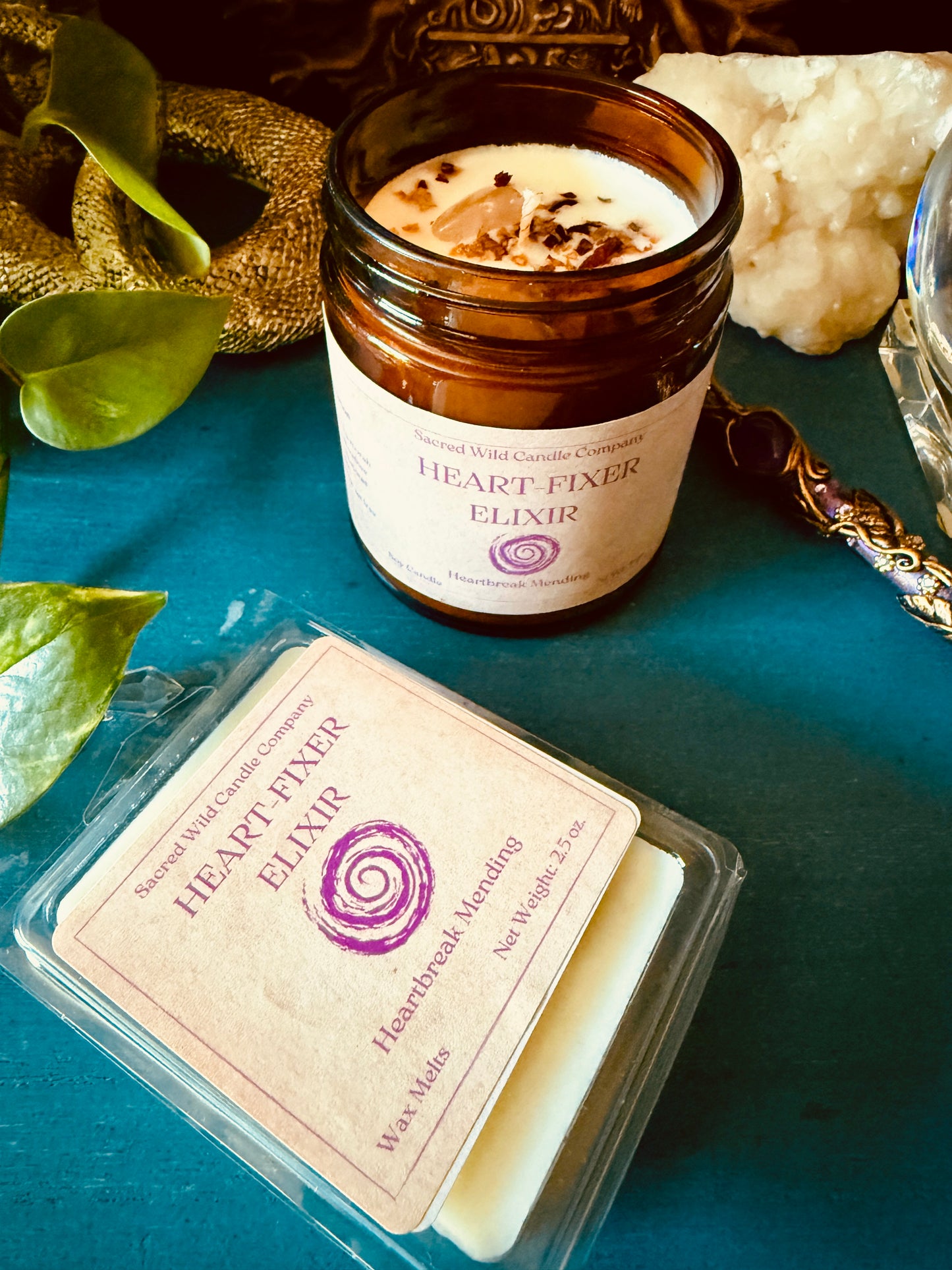 Heart-Fixer Elixir: Heartbreak Mending Spell Candle