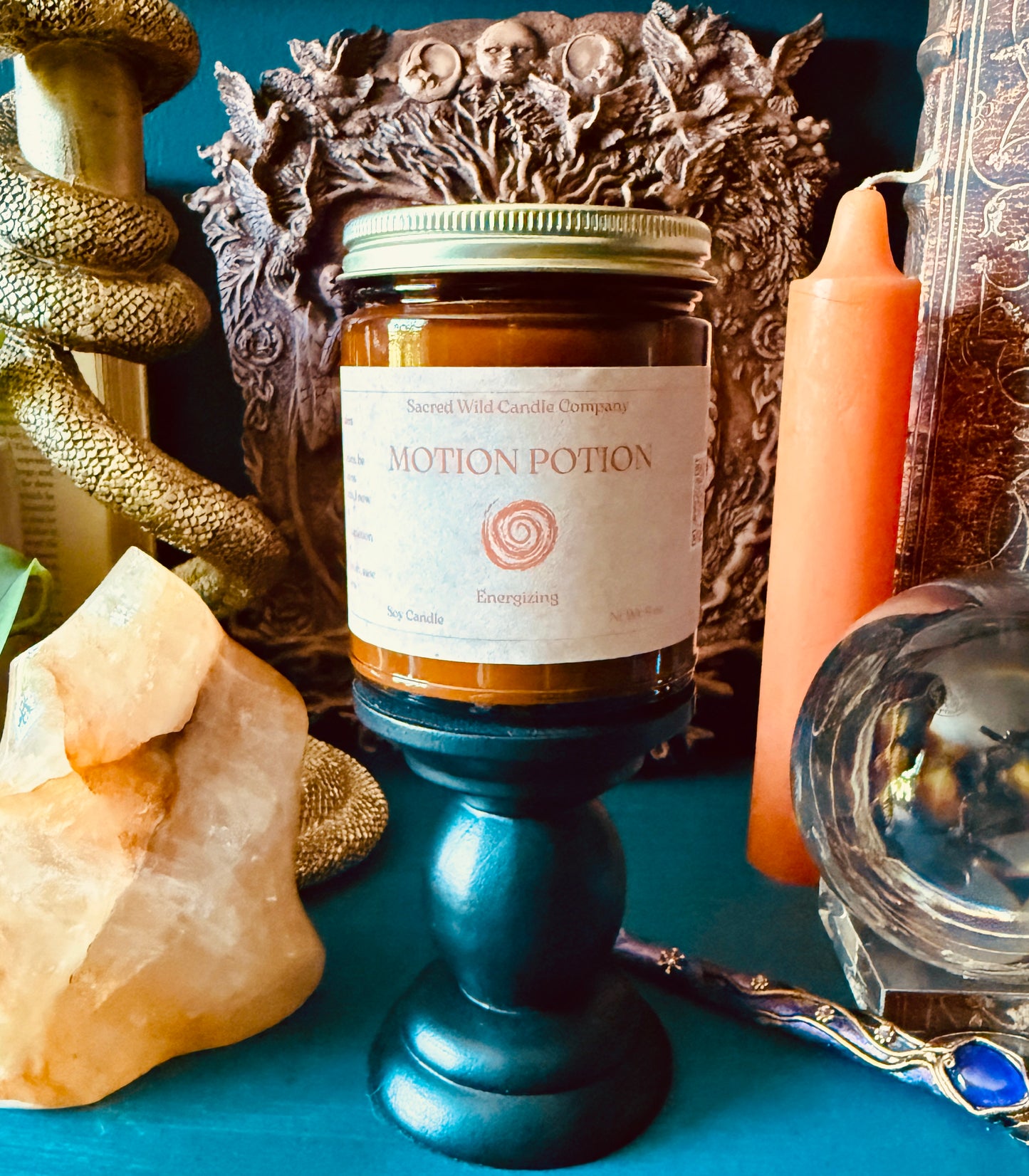 Motion Potion: Energizing Spell Candle