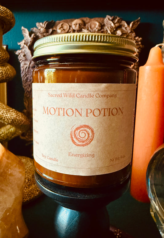 Motion Potion: Energizing Spell Candle