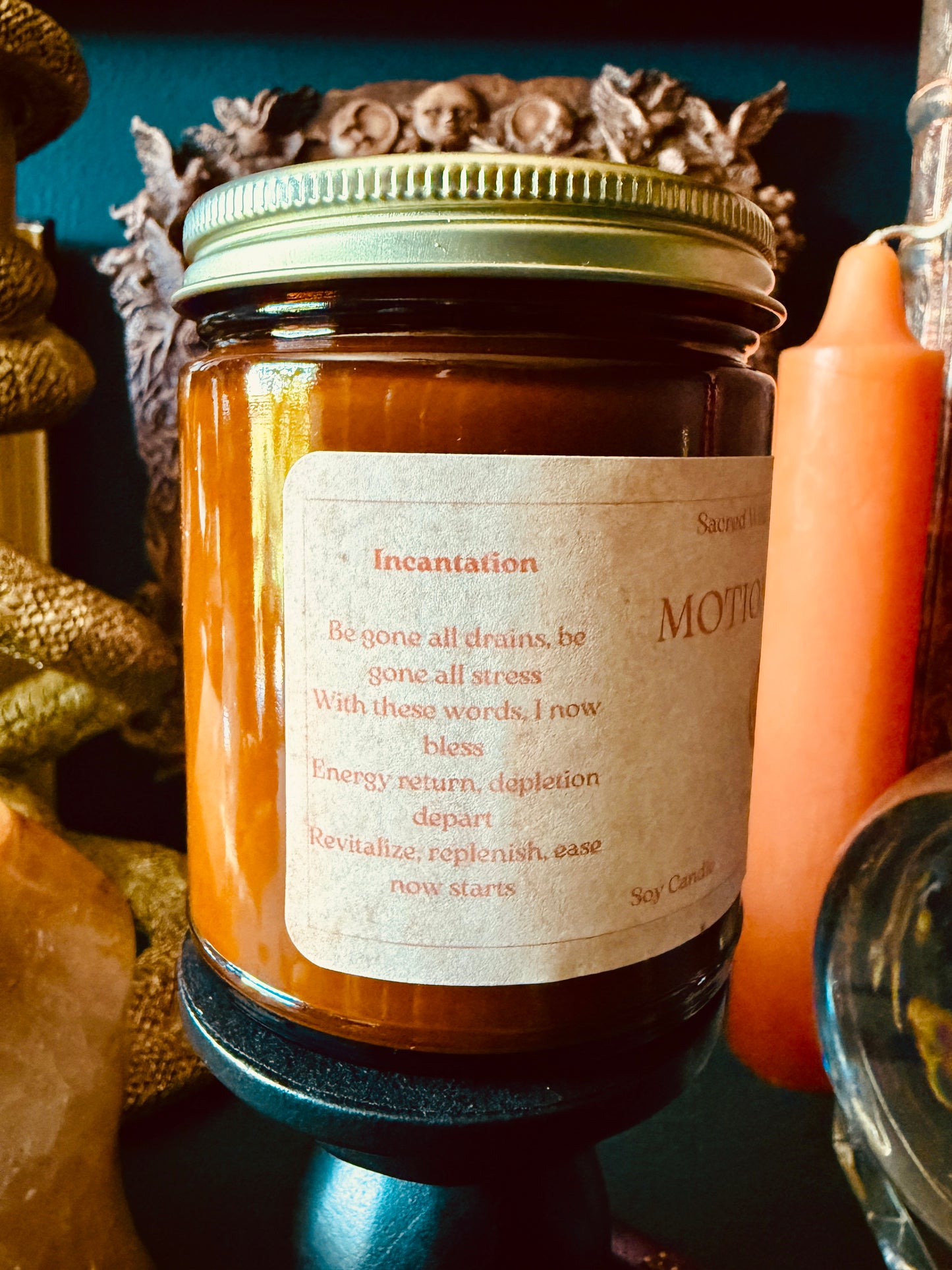 Motion Potion: Energizing Spell Candle