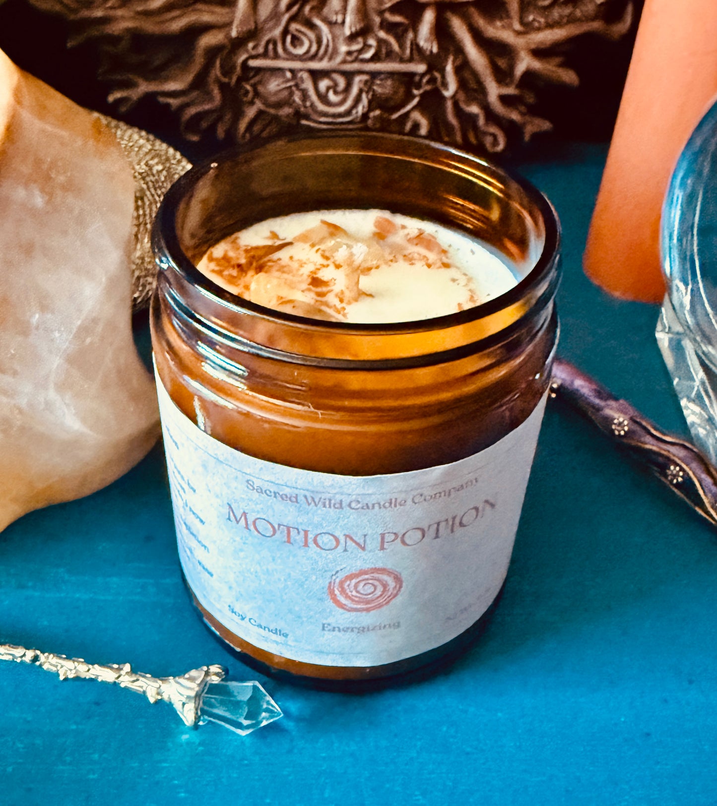 Motion Potion: Energizing Spell Candle