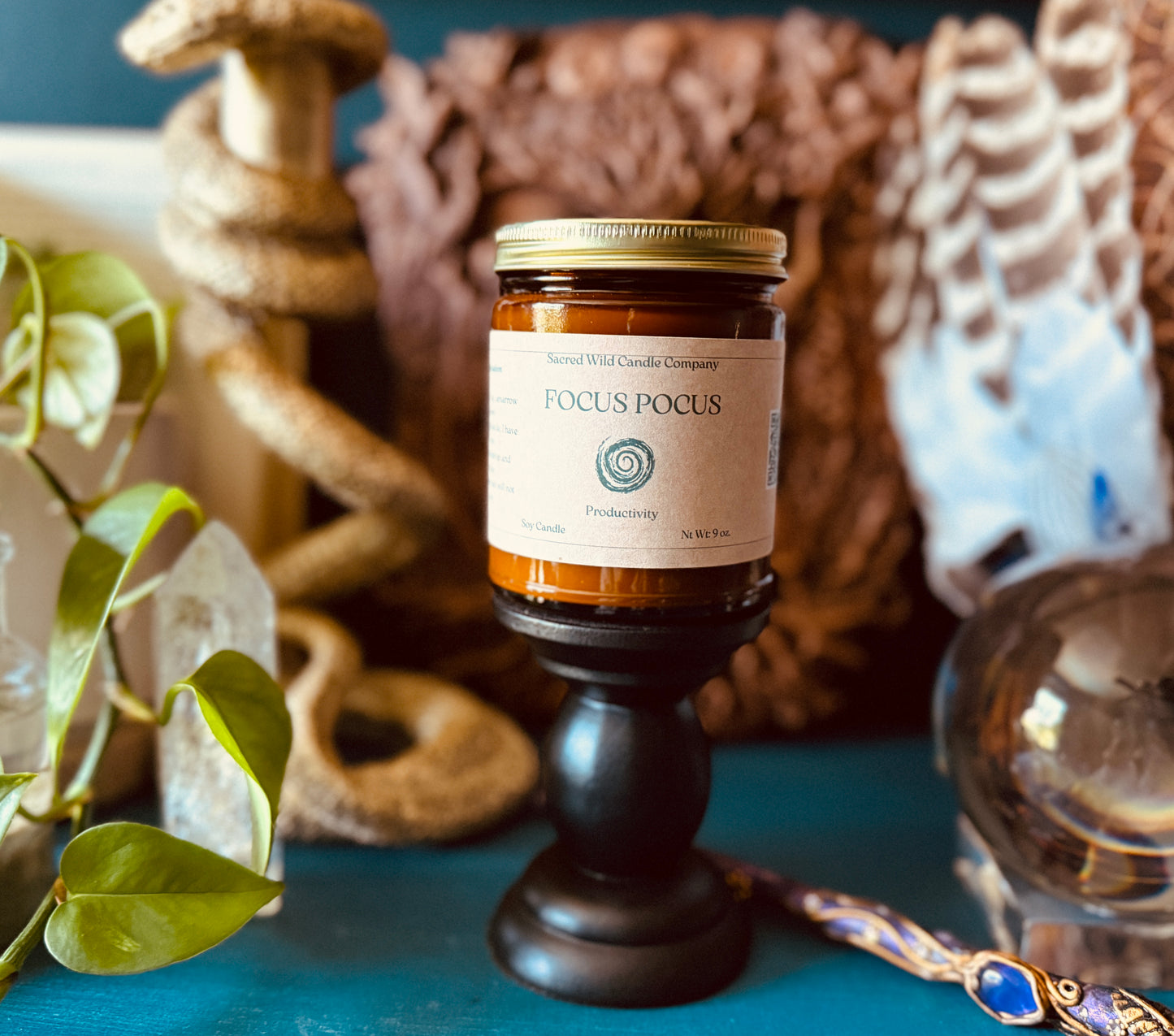 Focus Pocus: Focus and Productivity Spell Candle