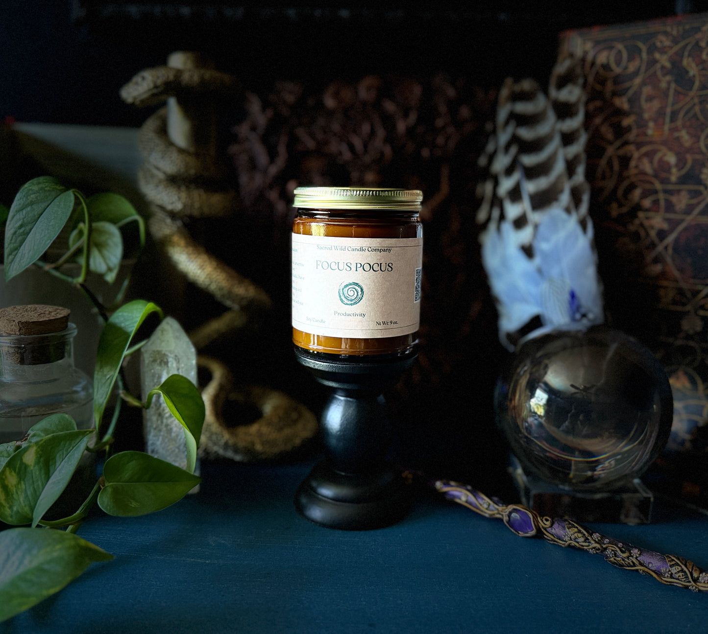 Focus Pocus: Focus and Productivity Spell Candle