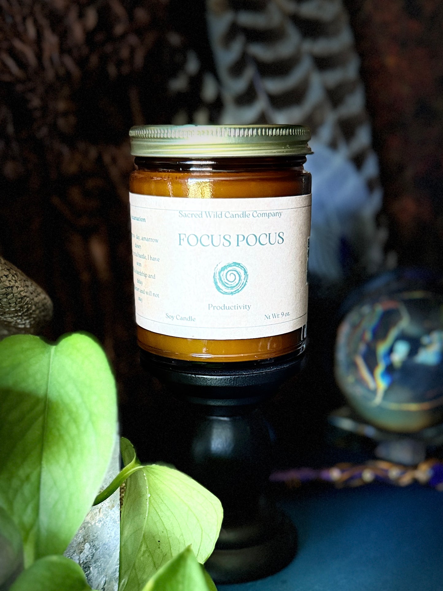 Focus Pocus: Focus and Productivity Spell Candle