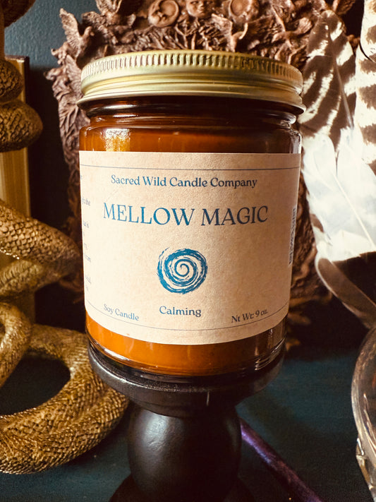 Mellow Magic: Calming Spell Candle