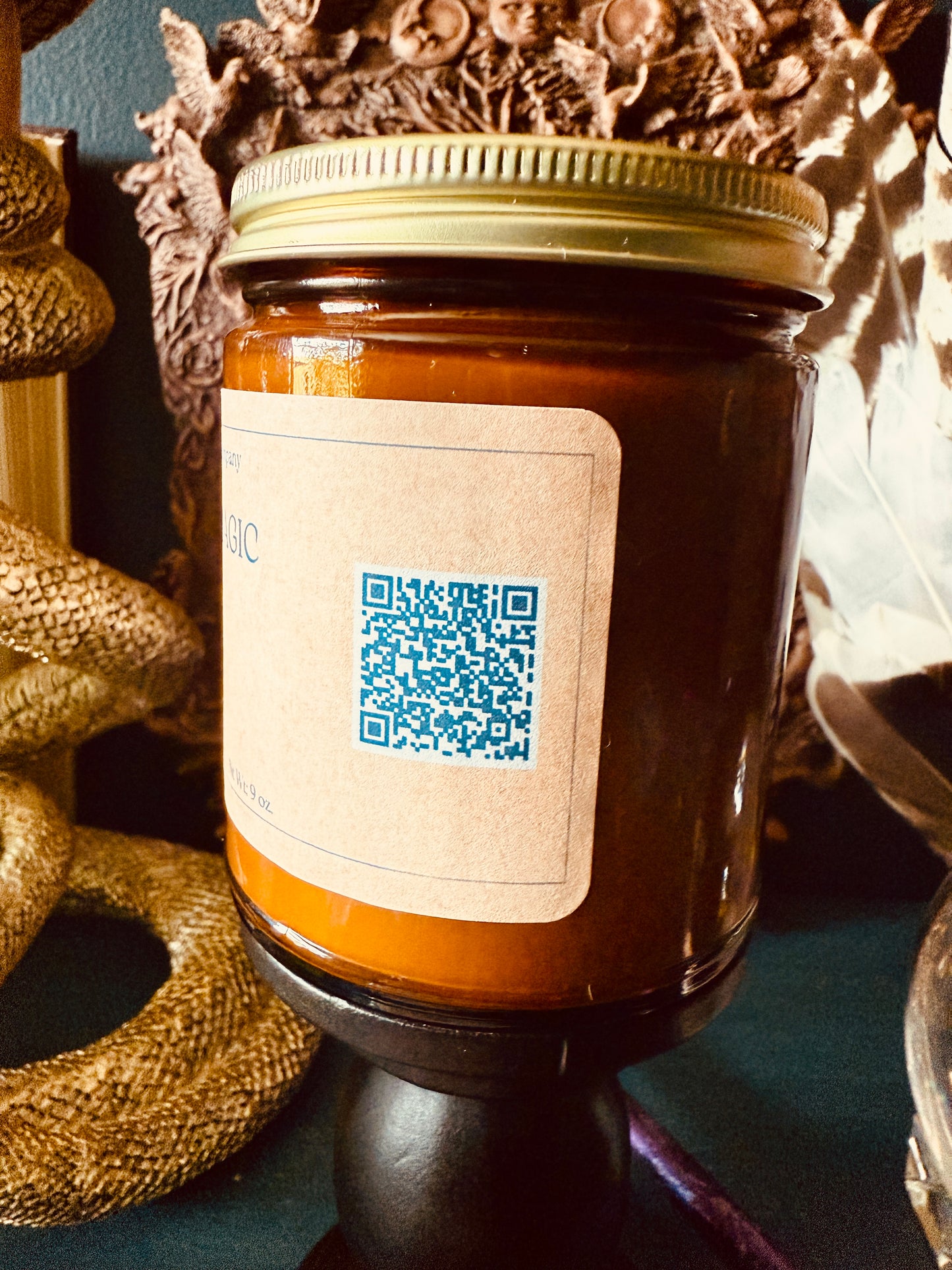 Mellow Magic: Calming Spell Candle