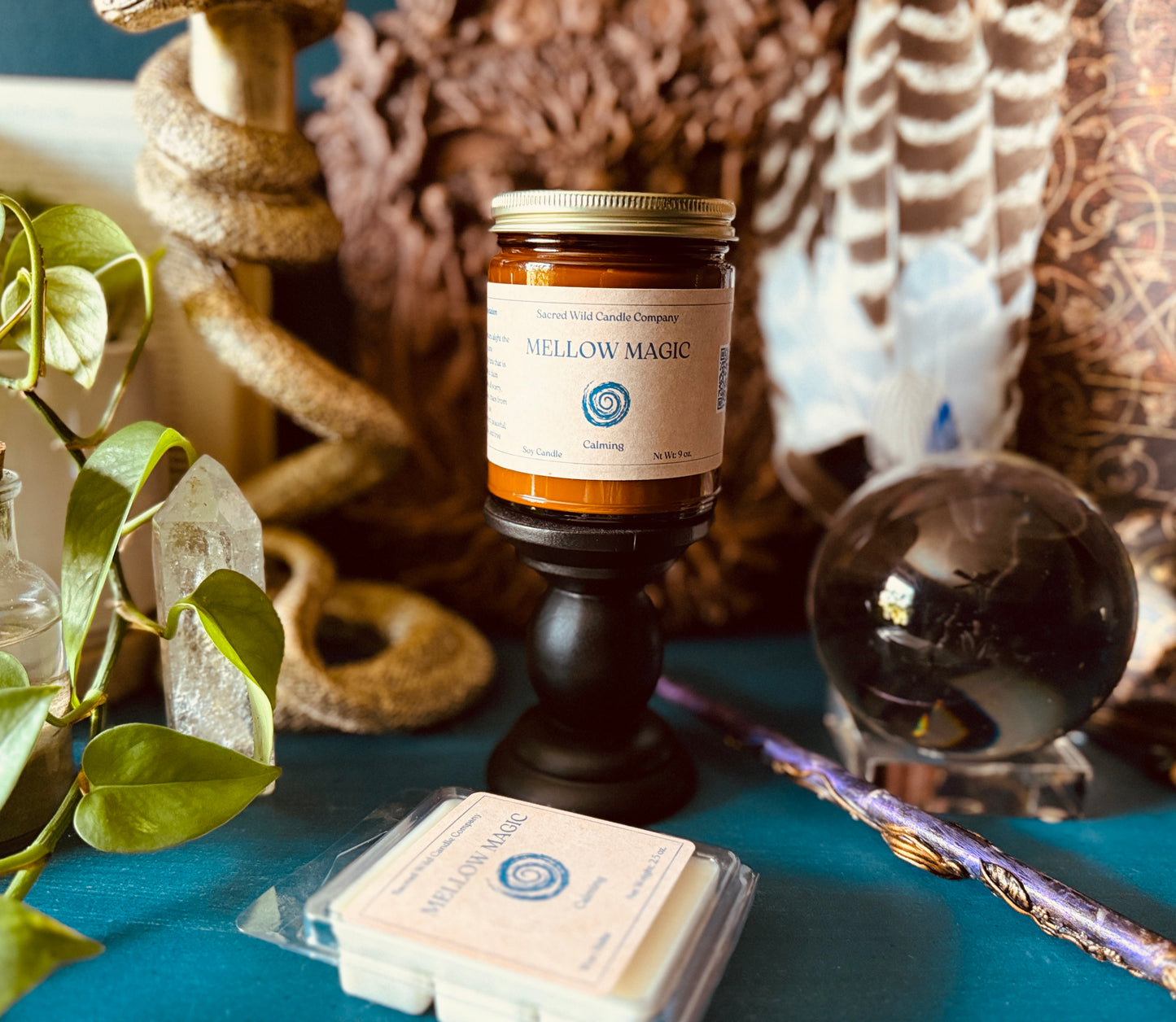 Mellow Magic: Calming Spell Candle