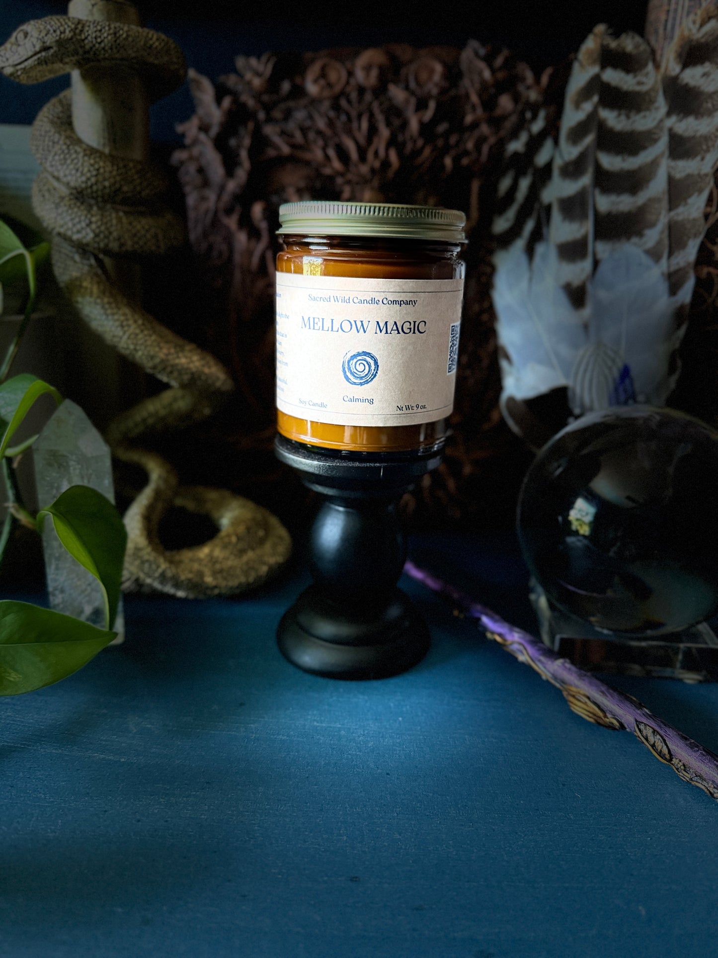Mellow Magic: Calming Spell Candle