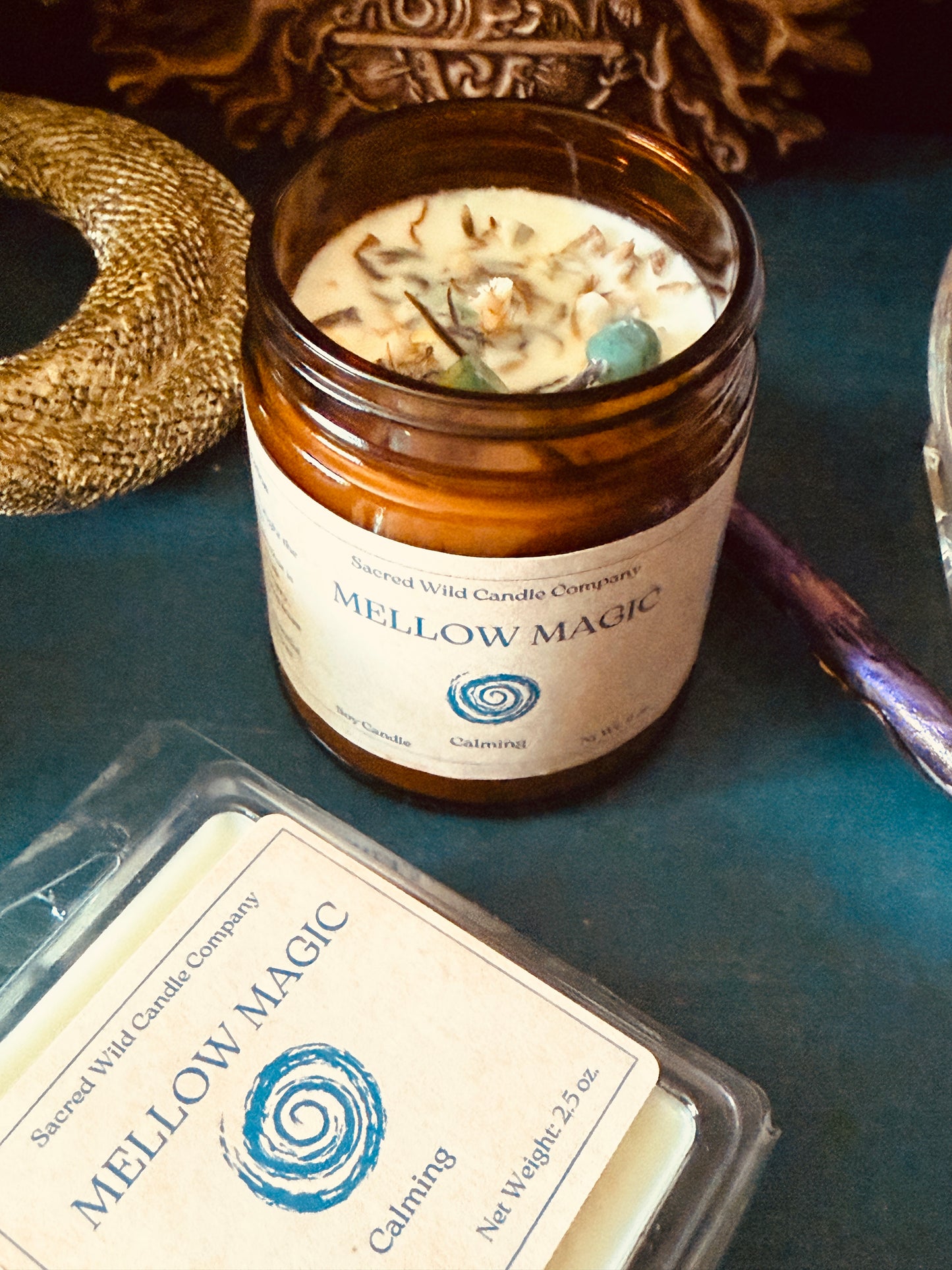 Mellow Magic: Calming Spell Candle