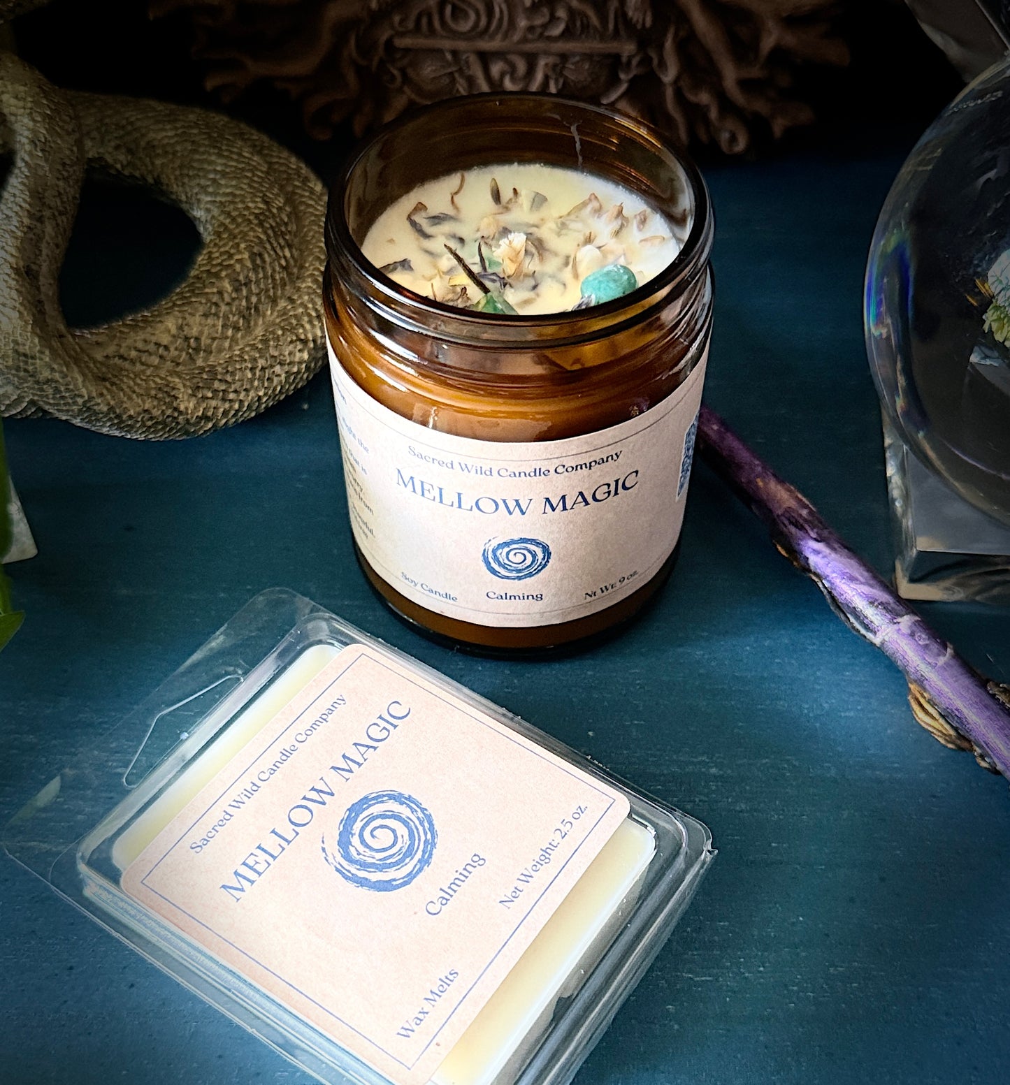 Mellow Magic: Calming Spell Candle