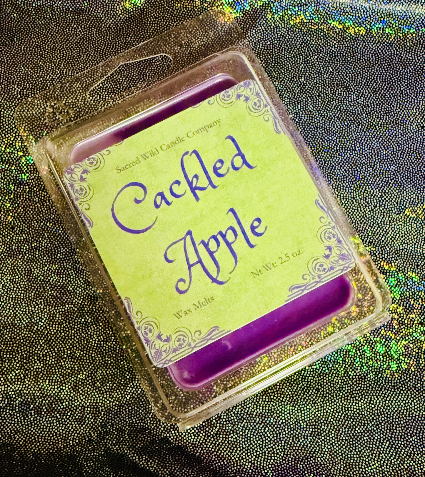 Cackled Apple Candle