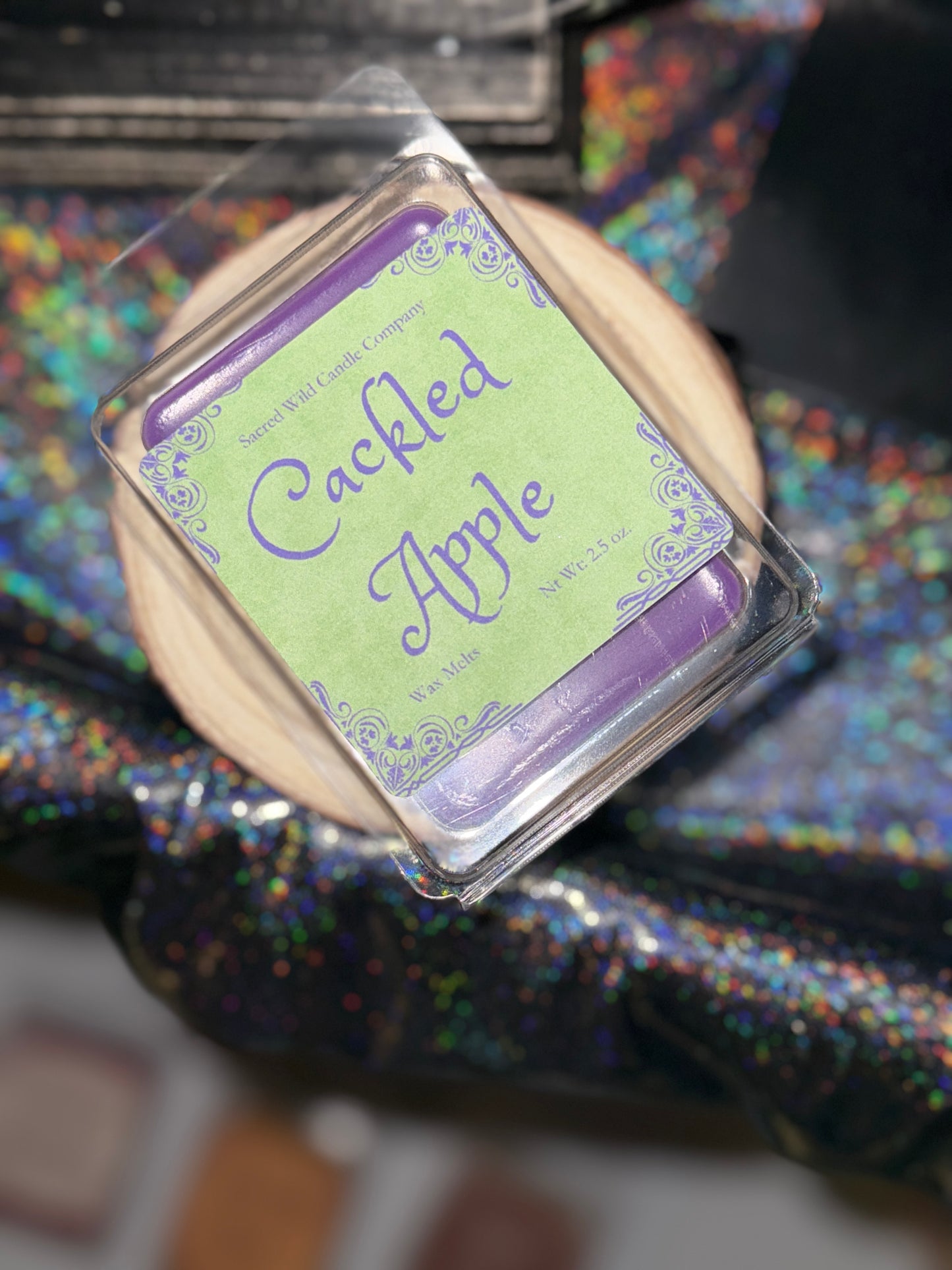 Cackled Apple Candle