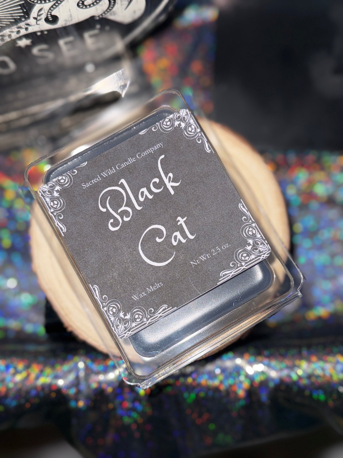 Black Cat Candle